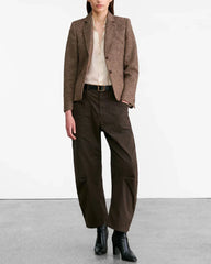 Nili Lotan Shon Pant - Chocolate Brown