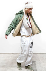 Freecity AW RTU/BAGS SUPERVINTAGE Sherpa Zip Hood Jacket - RTU Tent