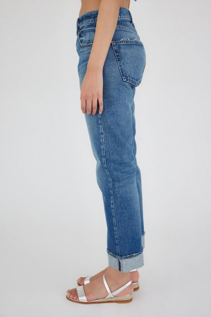 Moussy Vintage Foxwood Straight Jeans - Blue