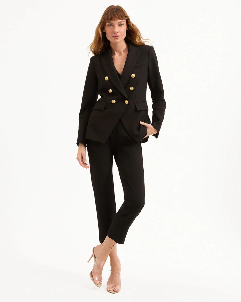 Veronica Beard Renzo Pant - Black/ Gold