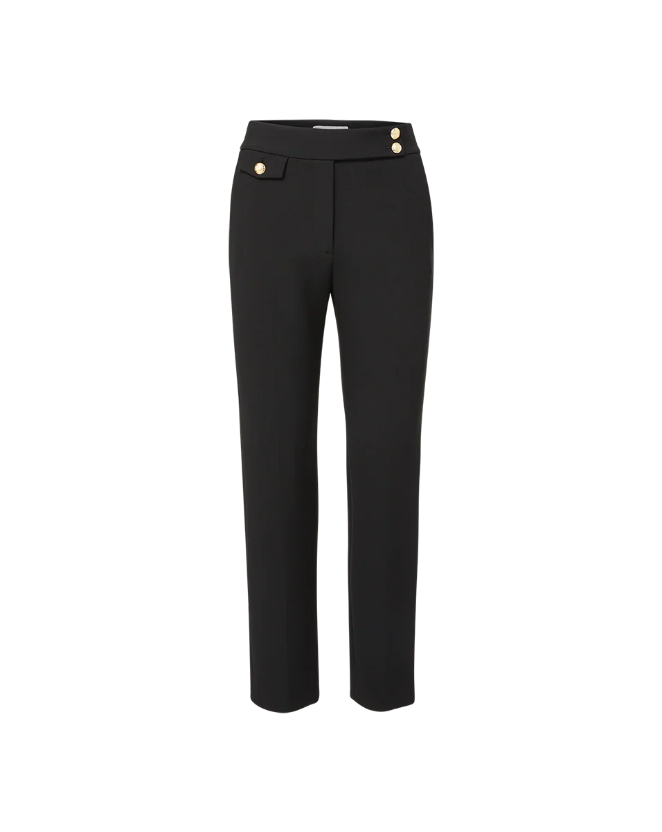 Veronica Beard Renzo Pant - Black/ Gold