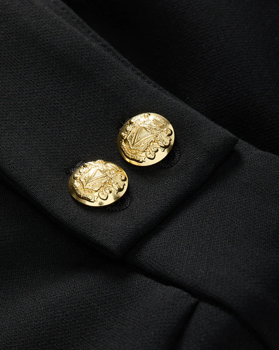 Veronica Beard Renzo Pant - Black/ Gold