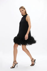 Rachel Gilbert Linc Mini Dress - Black