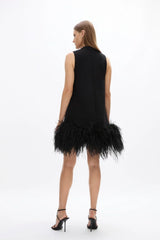 Rachel Gilbert Linc Mini Dress - Black
