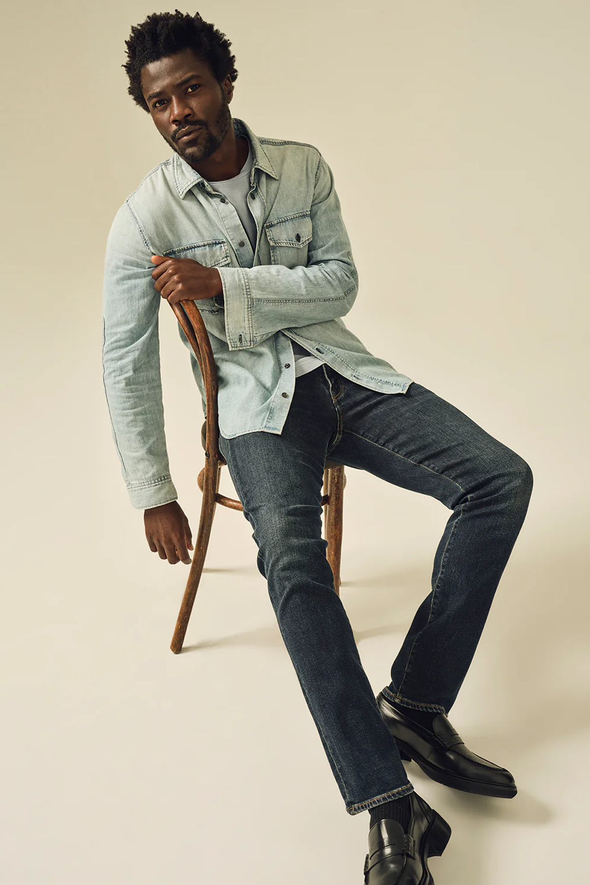 Citizens of Humanity Men's Gage Slim Straight Cashmere Denim - Prospect