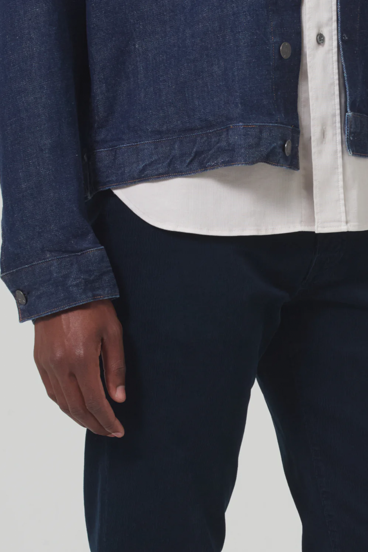 Citizens of Humanity Men's Gage Slim Straight Corduroy - Navy