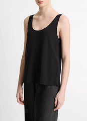 Vince Classic Bias Tank Cami - Black