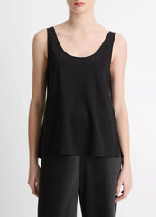 Vince Classic Bias Tank Cami - Black