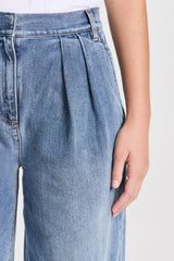 Tibi Classic Wash Stella Full Length Pant - Classic Blue