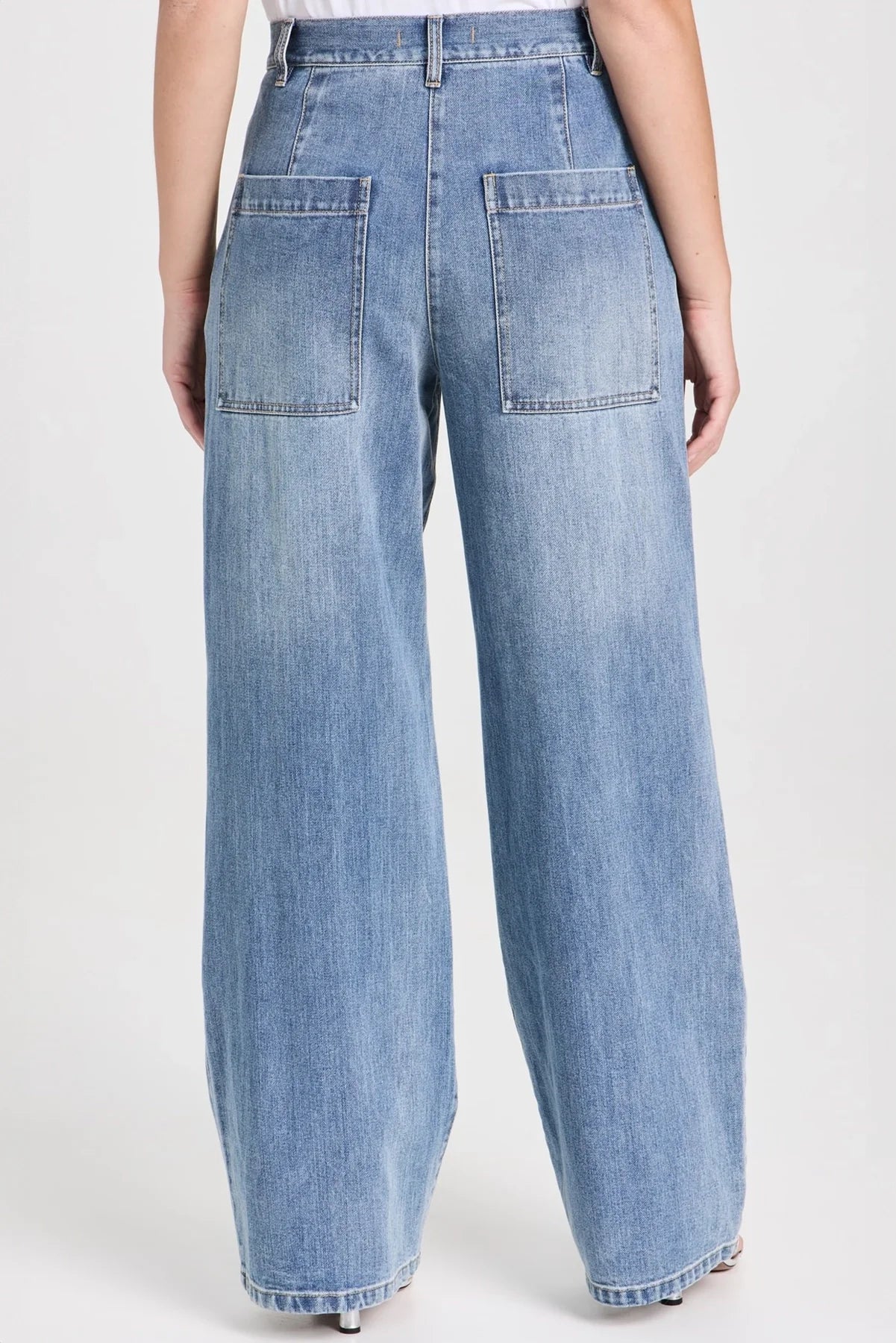 Tibi Classic Wash Stella Full Length Pant - Classic Blue