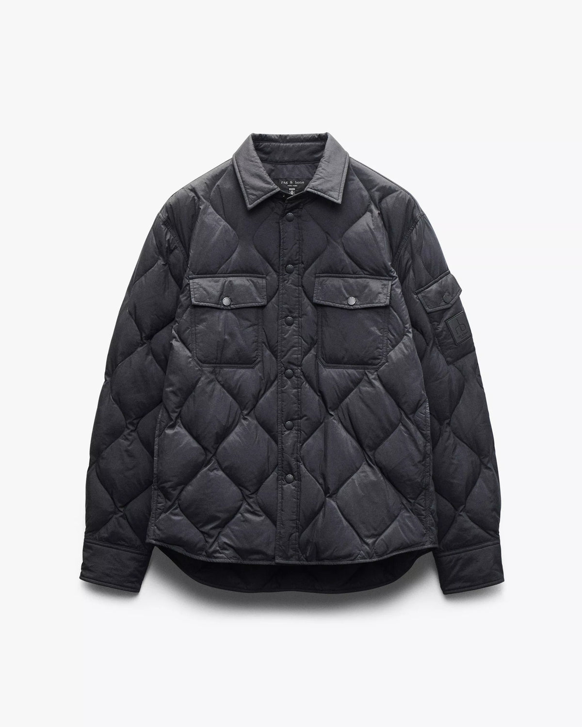 Rag & Bone Men's Padded Dane Shirt Jacket - Black