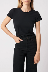 Majestic Filatures Soft Touch S/S Crewneck Tee - Noir