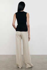 Enza Costa Twill Everywhere Pant - Stone