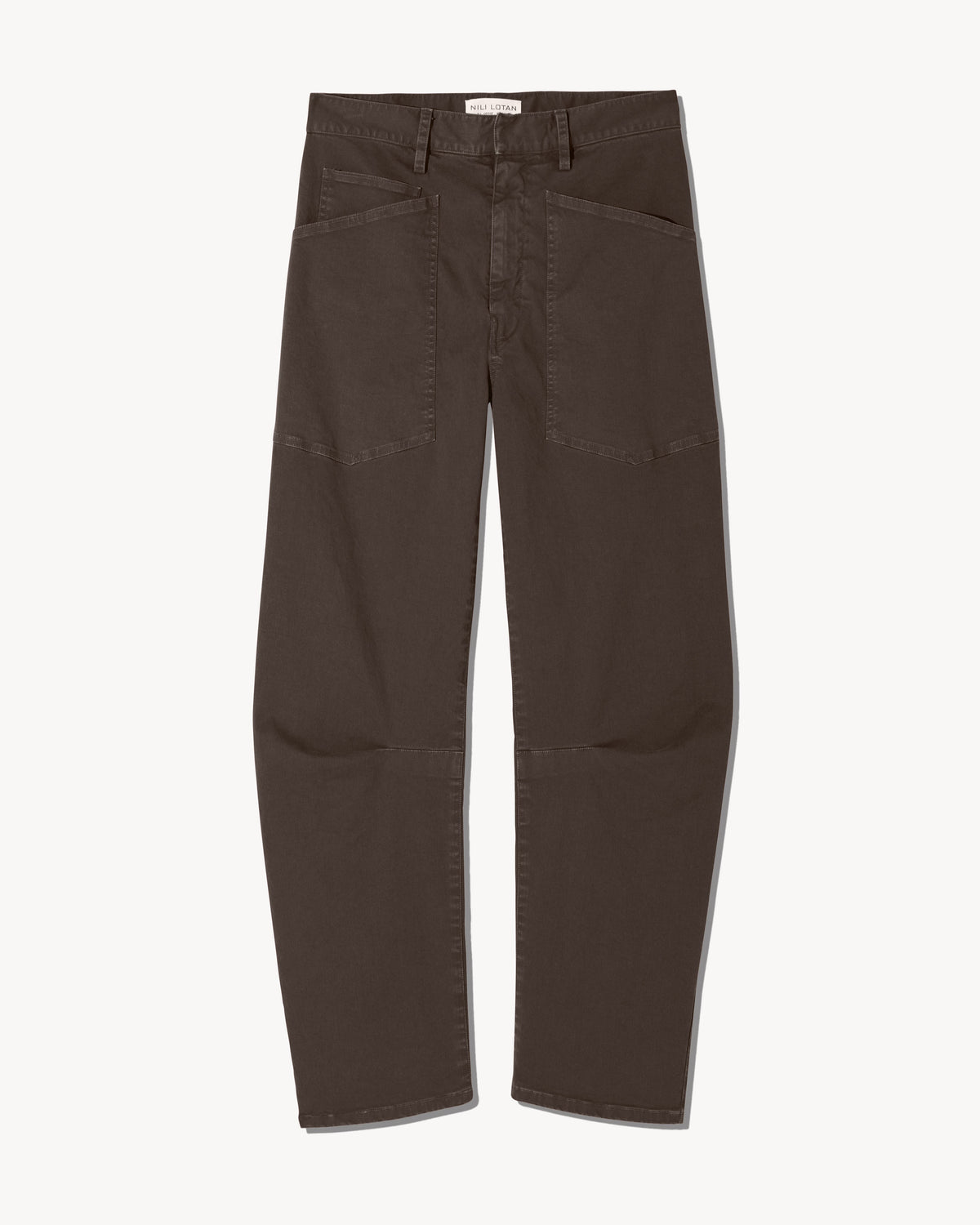 Nili Lotan Shon Pant - Chocolate Brown