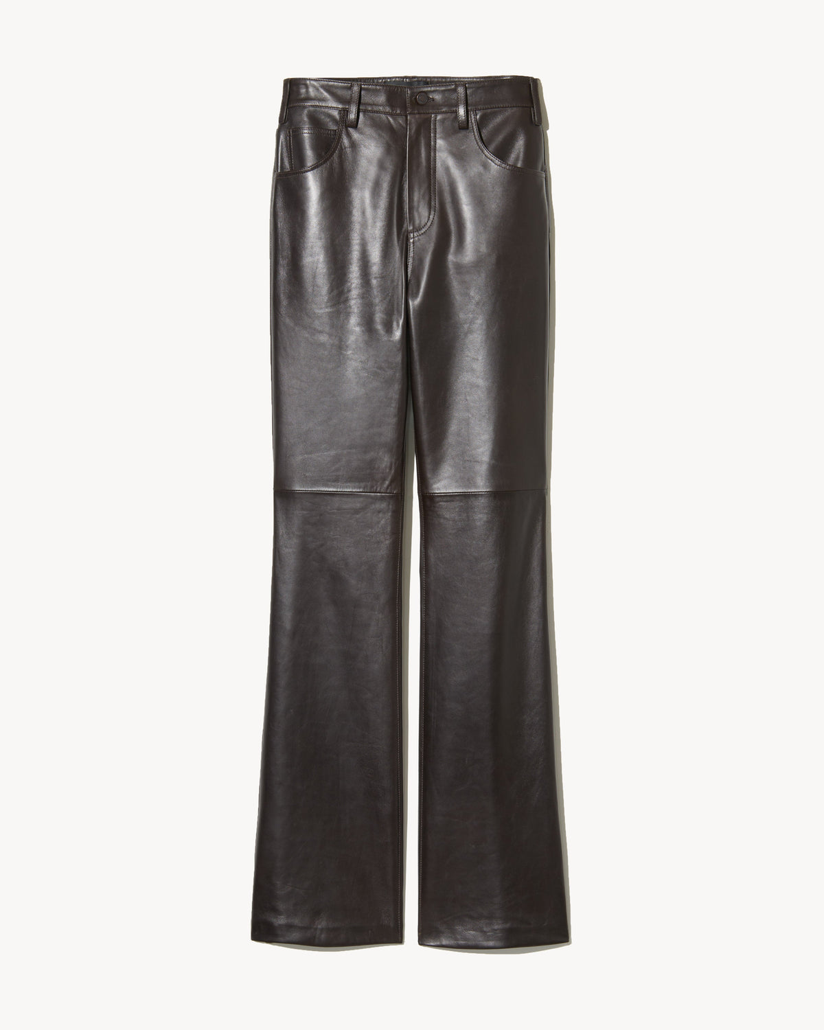 Nili Lotan Joan Leather Pant - Espresso