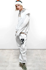 Freecity ARTISTSWANTED SUPERYUMM Cutoff Hoodie - Laundry Whites