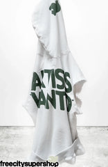 Freecity ARTISTSWANTED SUPERYUMM Cutoff Hoodie - Laundry Whites