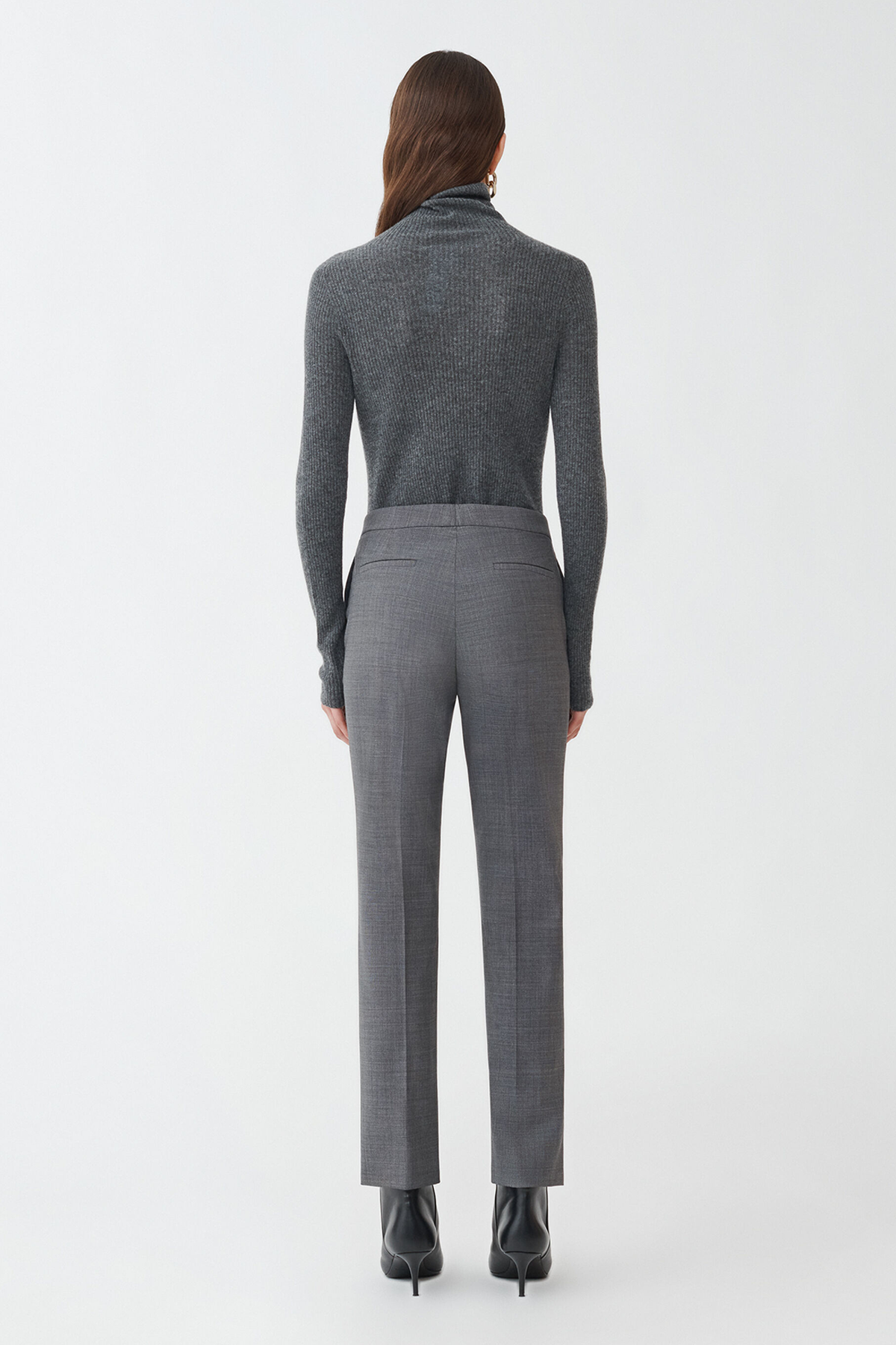 Fabiana Filippi Cool Wool Montefalco Trousers - Grey