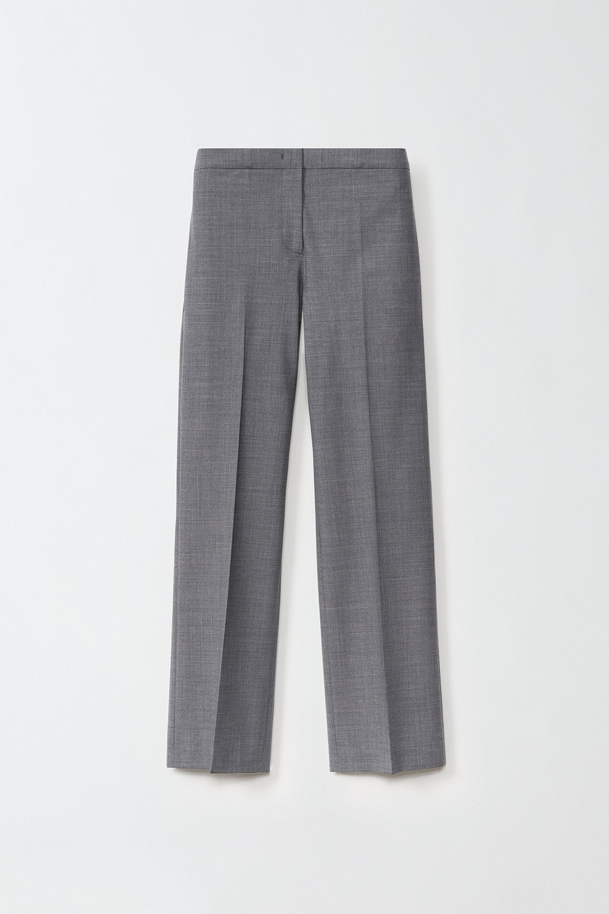 Fabiana Filippi Deruta Cool Wool Trouser - Piombo