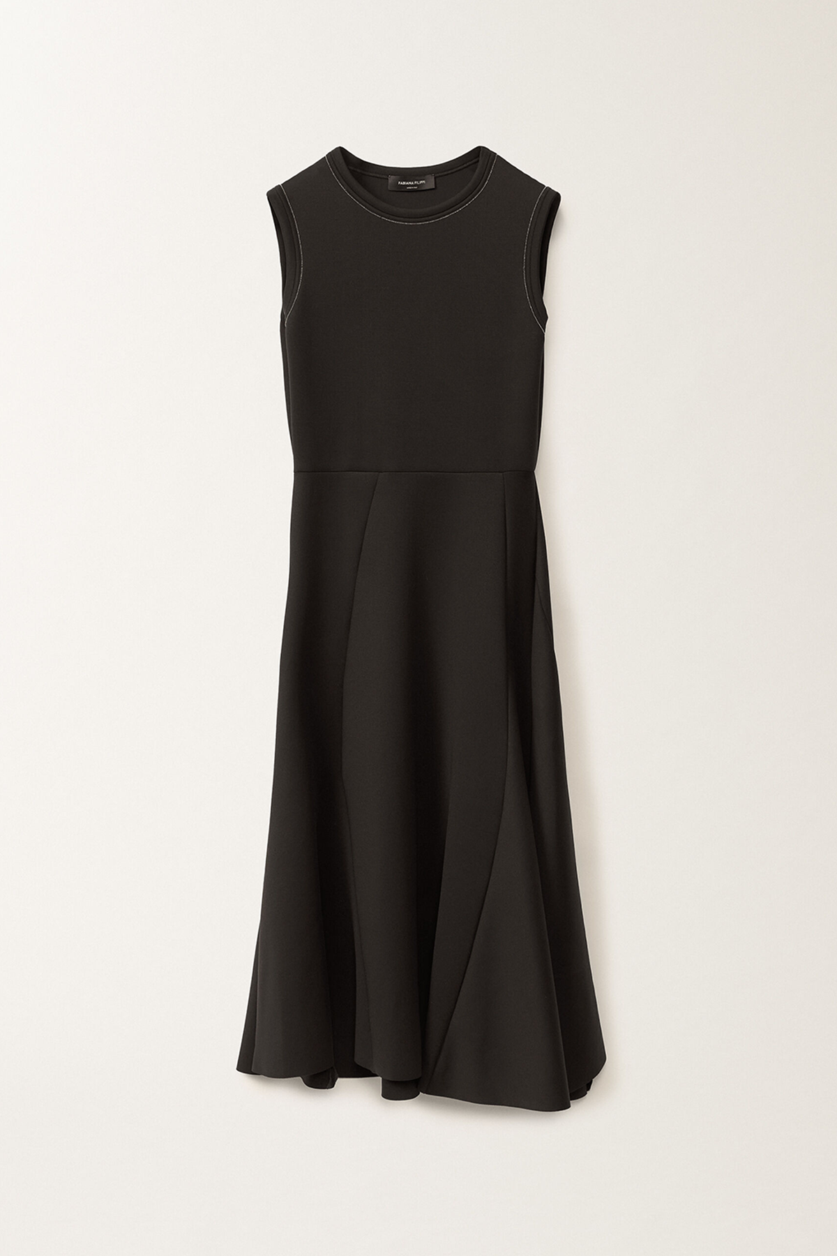 Fabiana Filippi Sleeveless Scuba Dress - Black