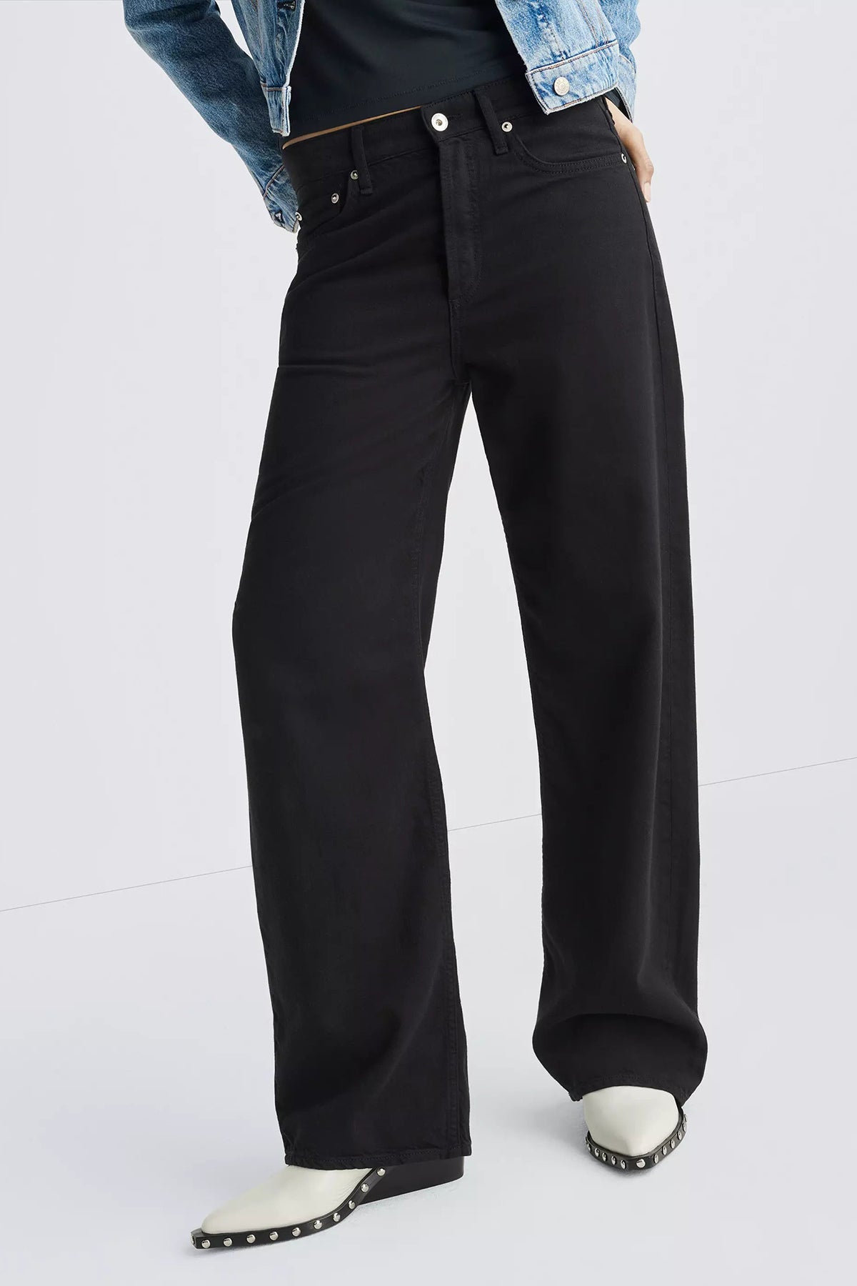 Rag & Bone Featherweight Logan Jeans - Black