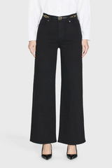 Frame Le Slim Palazzo Jeans - Black