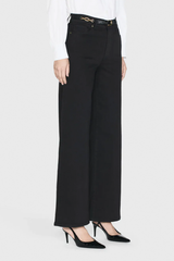 Frame Le Slim Palazzo Jeans - Black