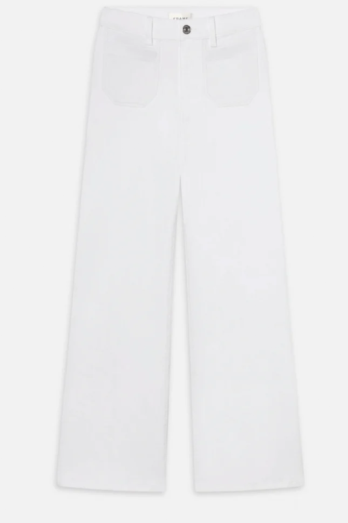 Frame Le Slim Palazzo Modernist Pocket - White