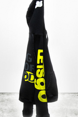 Freecity Circa'99 Neighborhoodletsgo Polyblend Fluff Hoodie - Black Space