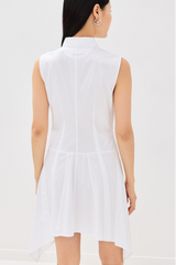 Helmut Lang Bustier Shirt Dress - White