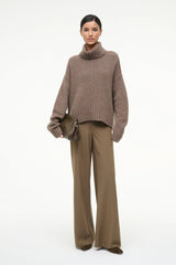 Staud Betsy Cashmere Sweater - Truffle