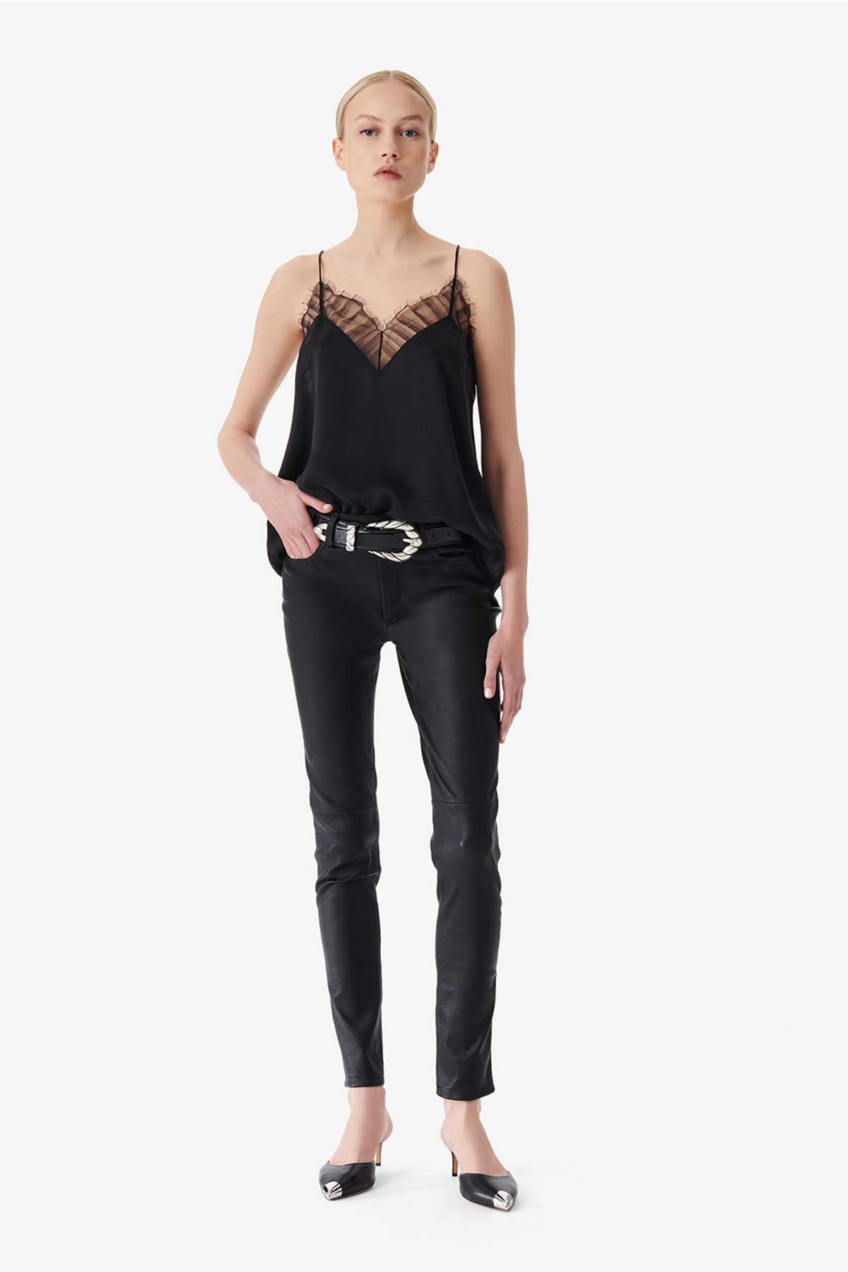Iro Berwyn Silk Camisole - Black