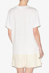 Isabel Marant Étoile Zewel T-Shirt - White/ Light Gold