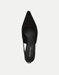 Veronica Beard Cashel Slingback Heel - Black Suede