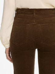 Frame Le Sleek Straight Corduroy Pant - Bitter Chocolate