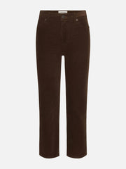 Frame Le Sleek Straight Corduroy Pant - Bitter Chocolate