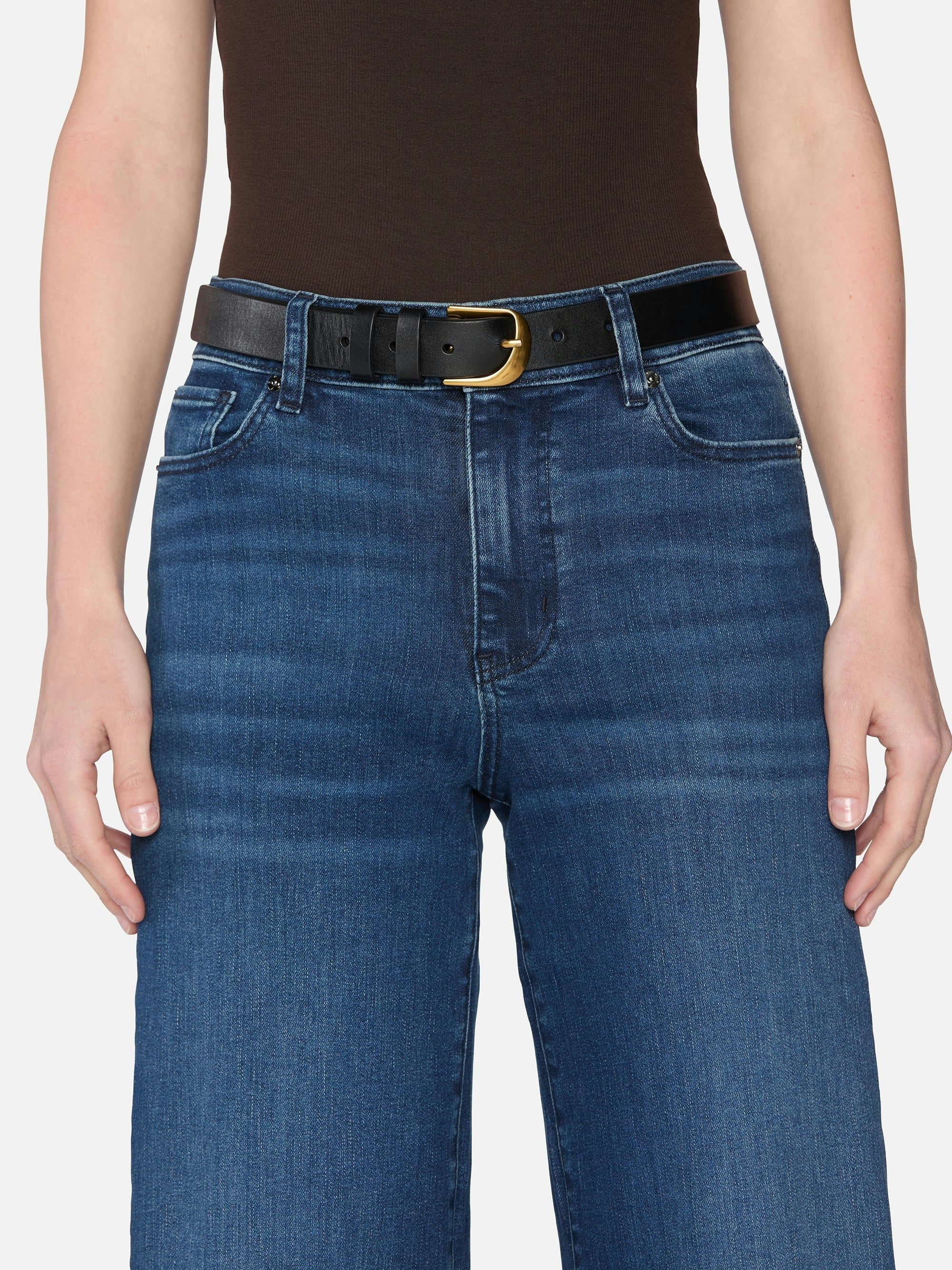 Frame Le Slim Palazzo Long Jeans - Keepsake