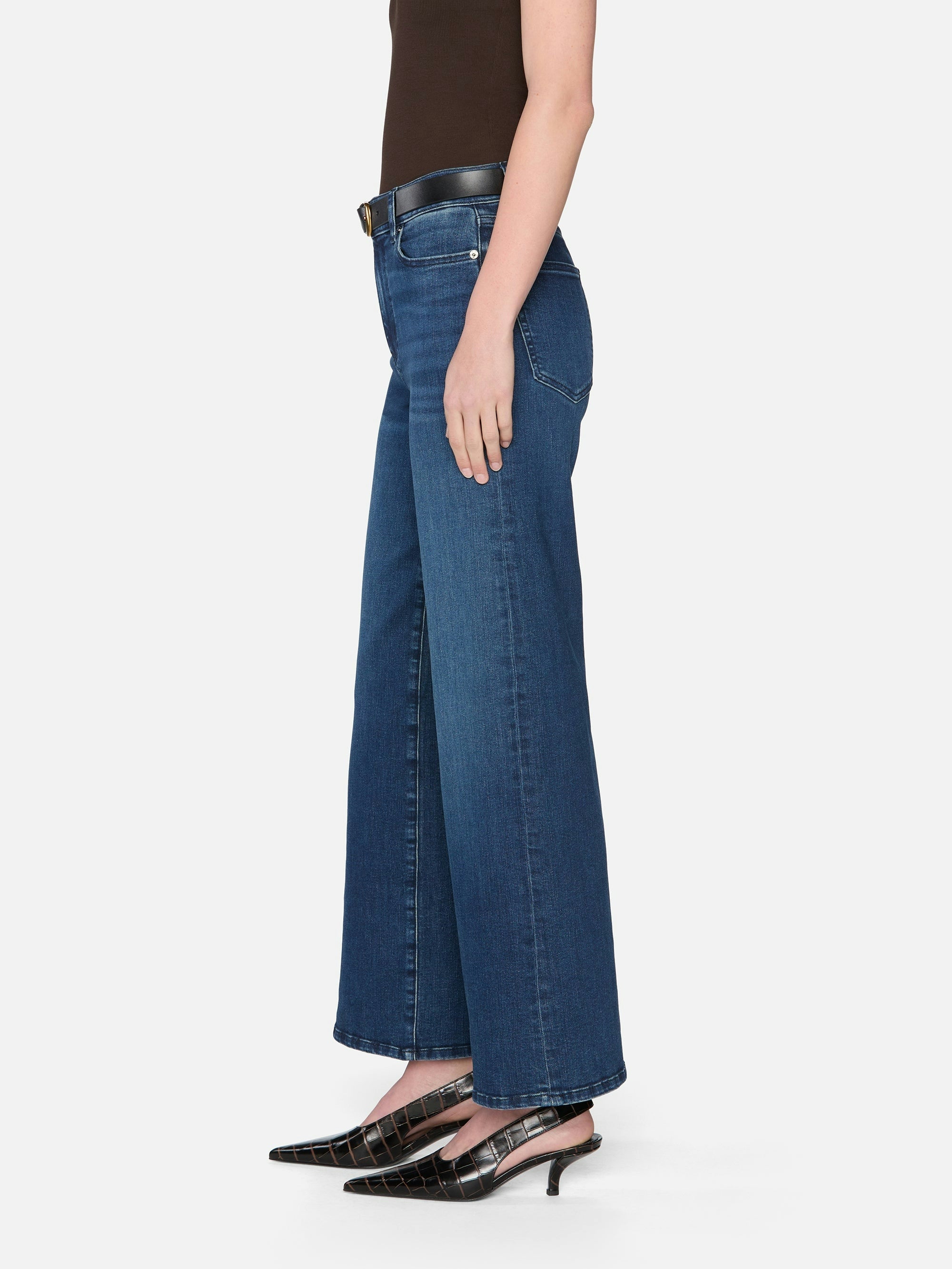 Frame Le Slim Palazzo Long Jeans - Keepsake