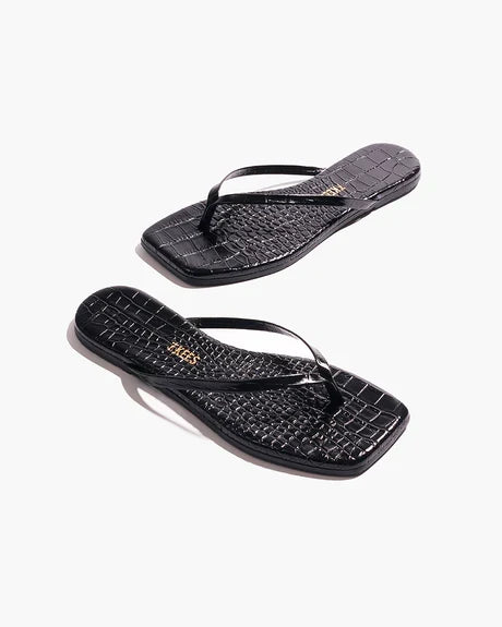 Tkees Square Toe Lily Croc - Sable