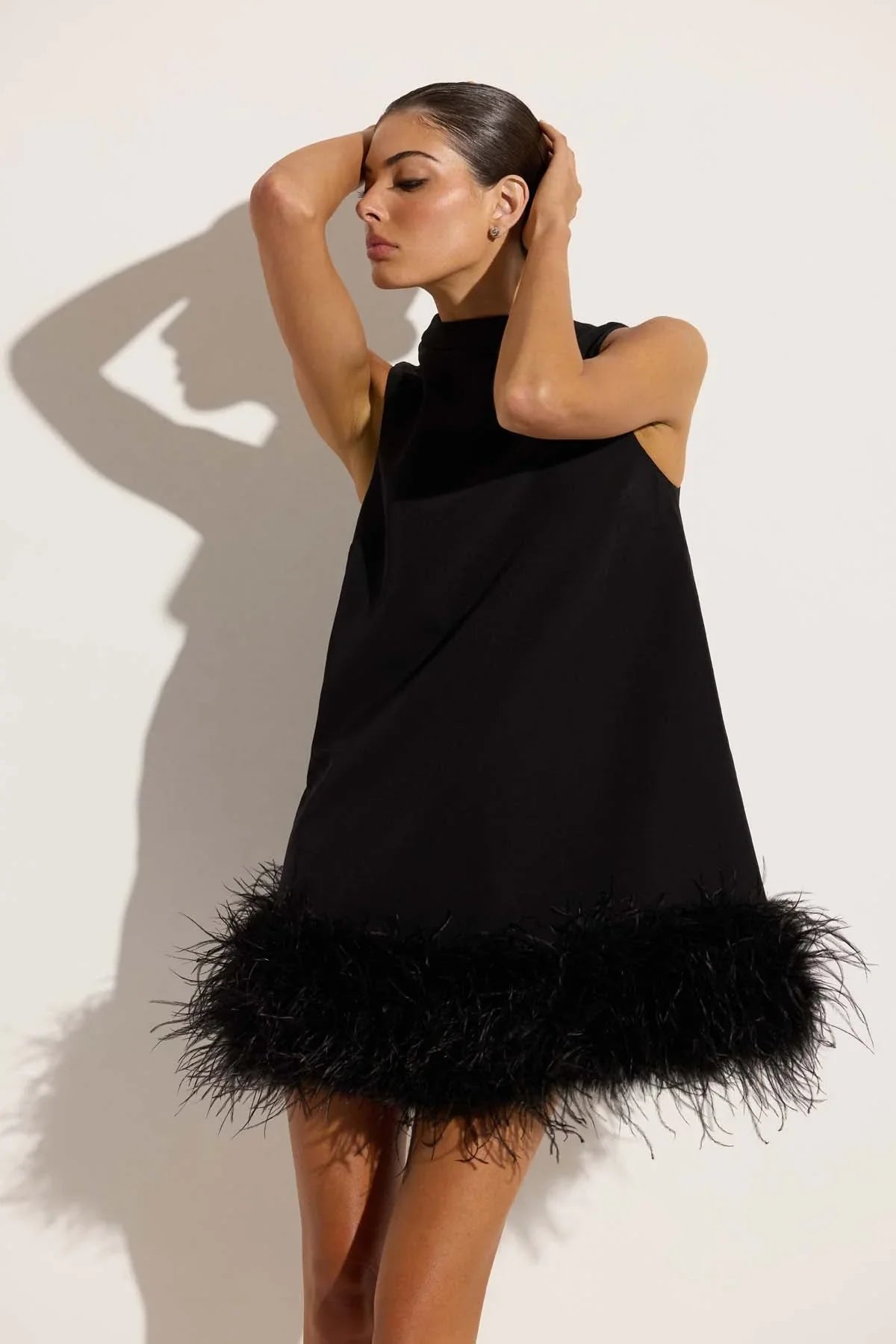 Rachel Gilbert Linc Mini Dress - Black
