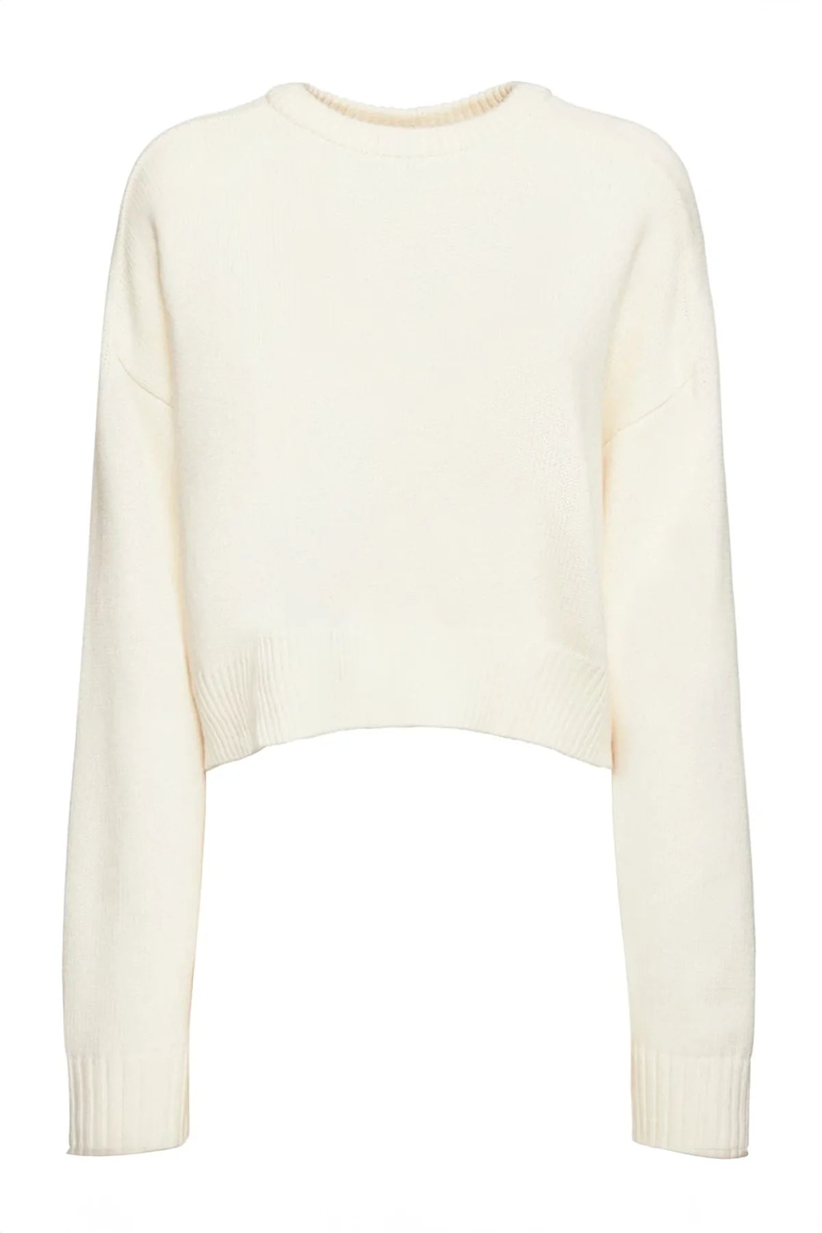 Loulou de Saison Bruzzi Wool Cashmere Sweater - Ivory