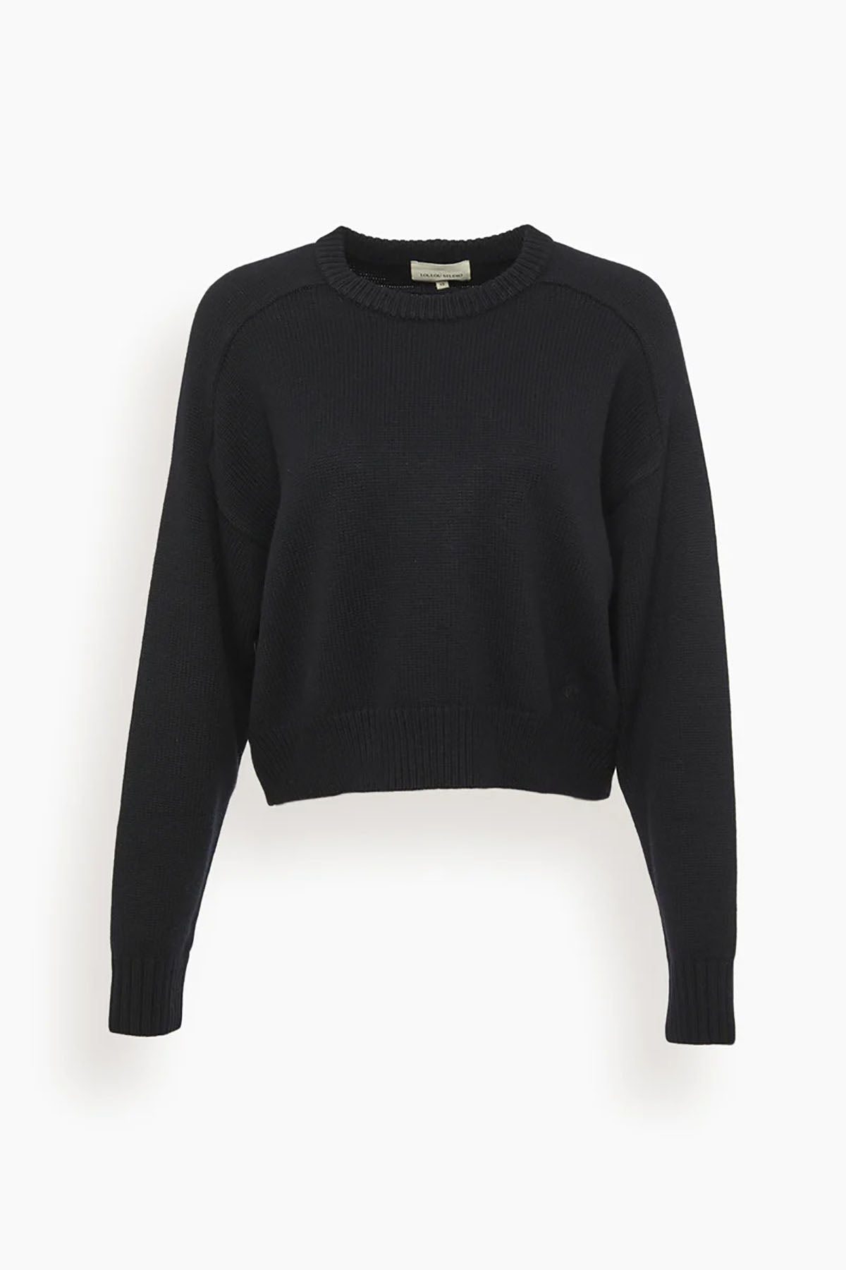 Loulou de Saison Bruzzi Wool Cashmere Sweater - Black