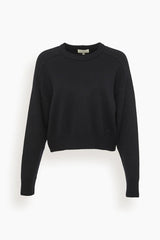Loulou de Saison Bruzzi Wool Cashmere Sweater - Black