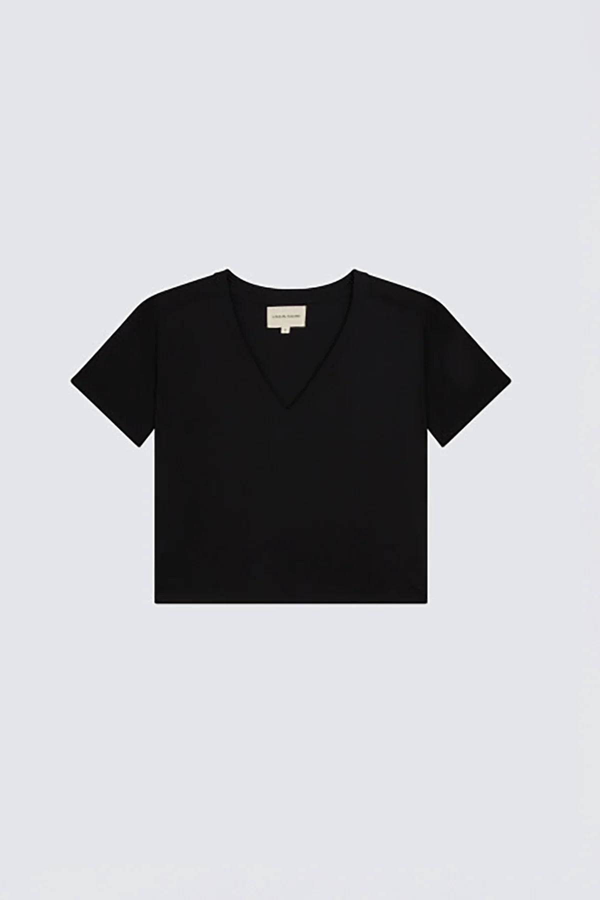 Loulou de Saison Faaa TShirt Col V - Black