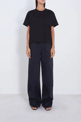 Loulou de Saison Telanto Cotton T-Shirt - Black