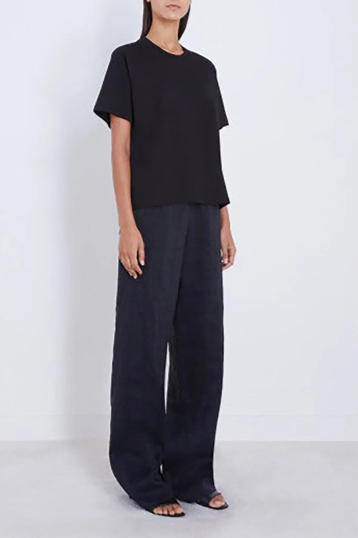 Loulou de Saison Telanto Cotton T-Shirt - Black
