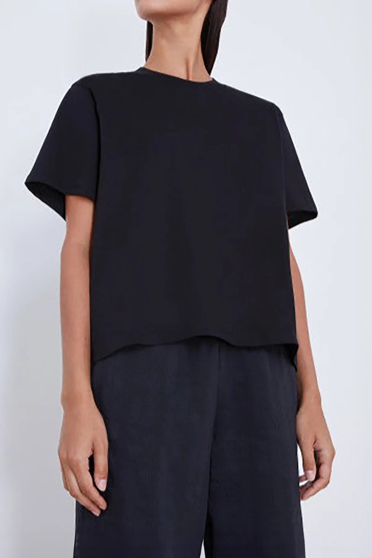 Loulou de Saison Telanto Cotton T-Shirt - Black