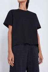 Loulou de Saison Telanto Cotton T-Shirt - Black