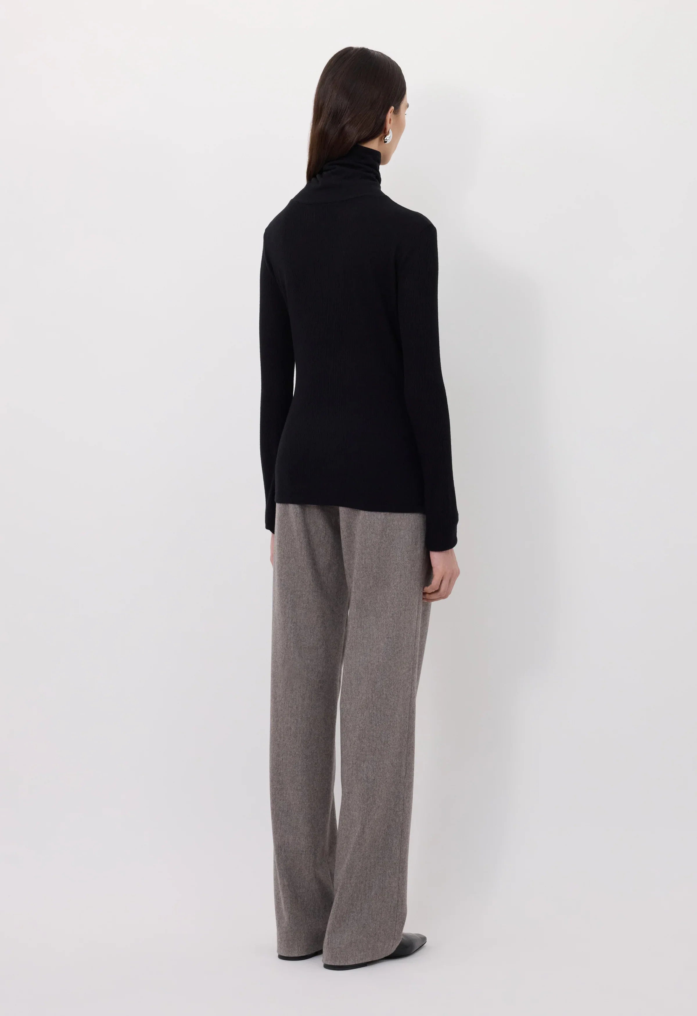 Loulou de Saison GALLINARA LDS Second Skin Jersey Sweater - Black