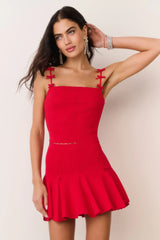LoveShackFancy Meryl Skirt - Candy Apple